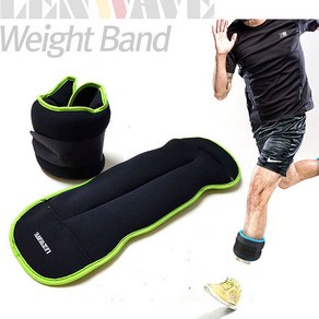 [123마켓] 네오플랜 중량밴드 2P 한세트 발목모래주머니, 형광블루 0.25kg*2