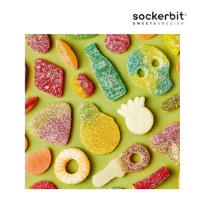 [Sockebit] 스웨덴 캔디 스웨디시 젤리 사워젤리 믹스 스웨디시 캔디 믹스 Sockebit Swedish Candy Mix, 1개, 226g