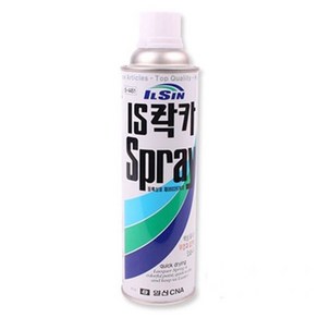 일신 페인트 락카 스프레이 420ml, 은색, 1개