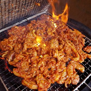 청둥이 연탄불 초벌 오리 주물럭 불고기 3인분 국내산, 900g, 1개