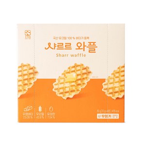 우리밀 샤르르와플 80g(4봉입)