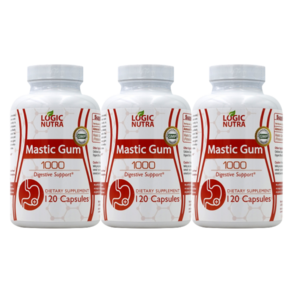 LogicNutra 로직누트라 매스틱 검 1000mg 키오스섬 다이제스티브 Mastic Gum