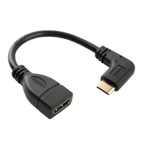 HDMI to MINI HDMI 꺽임 젠더 NA790, 아카이바쿠팡 본상품선택, 1개