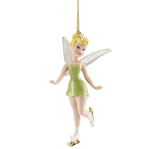 Lenox 884441 Disney 2019 Skating Tinke Bell Onament, 팅커벨, 1개