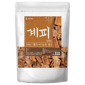 건강중심 사각 절단 계피, 2개, 500g