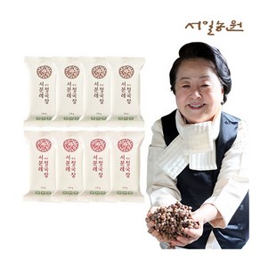 [서일농원] 서분례 명인 청국장 총 8팩(기본청국장 110g*4팩 + 매운청국장 110g*4팩), 8개, 110g