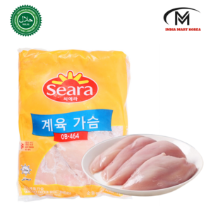 Seaa 계육 가슴 Fozen Half Chicken Beast Boneless Skinless (HALAL CHICKEN)2KG 1개