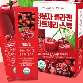 저분자 콜라겐 타트체리 젤리스틱 타트체리 스틱 ( 20g * 15포), 300g, 2개