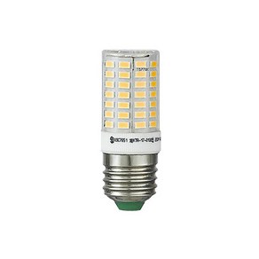 DS 콘램프 LED 6.5W E26 주광 전구 콘벌브 소형램프, 전구색, 1개