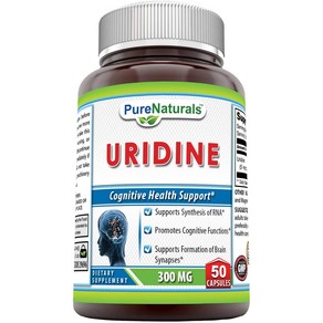 Pue Natuals 퓨어네추럴 Uidine 우리딘 300mg 50정, 1개