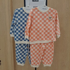 [압소바 해피랜드] 봄 초여름 가을 유아 남아 여아 루카 체크 상하 HY1-512P4