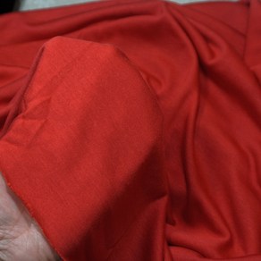 원단대장 면 20수 빨강색 싱글스판 무지 국내생산 의류 원단, 60개