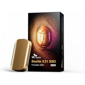 SK 하이닉스 Beetle X31 1TB 외장 SSD DRAM 탑재 1050MB Gen2 PS4 PS5, 512GB