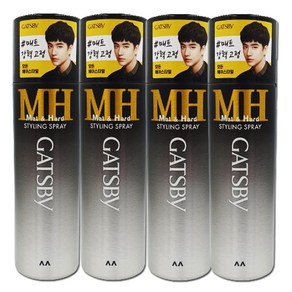 갸스비 스타일링 헤어스프레이 매트&하드, 200ml, 4개