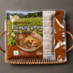 황금메밀]쓴메밀생면1.2kg(200g 6인분), 1.2kg, 1개