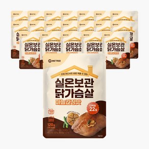 미트리 실온보관 닭가슴살 마늘간장맛, 20개, 120g