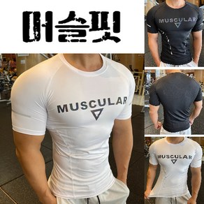 남자 머슬핏 MUSCULAR 반팔티