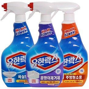 유한락스 욕실청소+주방청소+곰팡이제거제 600ml 스프레이