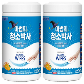 마법의 청소박사 200매 크리너, 100g, 2개