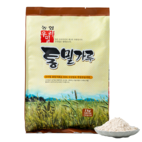 우리밀 통밀가루 10kg(1kg 10개) 국내산100% 통곡물 농협생산, 1kg, 10개