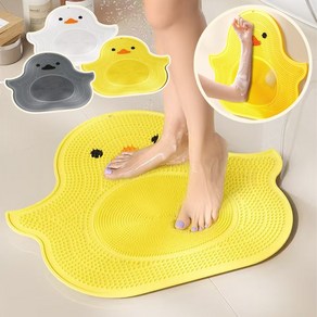 디이유 꽥꽥 붙여쓰는 특대형 바디 풋 브러쉬, 그레이, 1개, 1개입