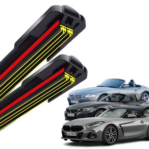 1+1 BMW Z4 E85 E86 E89 G29 전차종 순정 호환형 초밀착 와이퍼 윈도우 브러쉬 와이퍼블레이드, T2-Z4 E85(02-09)-525+500/A