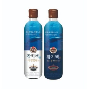 백설 참치액 세트(풍부한맛 1개 + 깔끔한맛 1개)