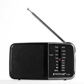 KNSTAR K-258 전시대비 비상용 휴대용 미니라디오 FM/AM, TR가로형 휴대라디오K-258, 본상품