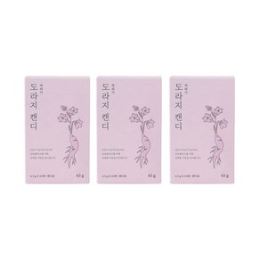 바라기 프로폴리스 국내산 도라지 캔디, 45g, 3개