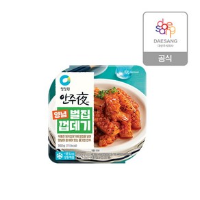 [청정원] 안주야 양념벌집껍데기160g x 4개, 160g