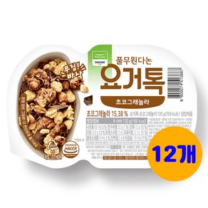 풀무원 요거톡 초코그래놀라 129g X 12, 12개