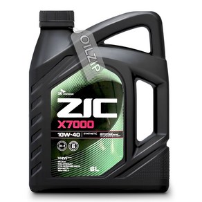 ZIC X7000 10W40 6L CK4 디젤 엔진오일