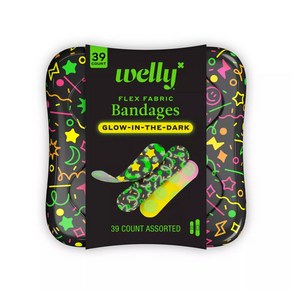 Welly bandages 웰리 밴드 방수 습윤 밴드 야광 Glow in the dark