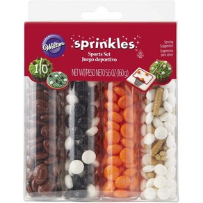 Wilton Spots Spinkle Set 윌튼 스포츠 스프링클 세트, 1개, 158g