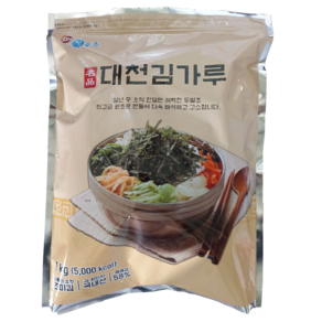 청푸른 대천김 조미 김가루1kg 대용량김가루 주먹밥용 고명용김가루