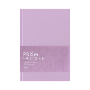 인디고 프리즘 280 모눈 양장노트 (B6), 1개, 라벤더