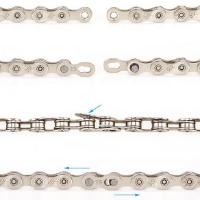 자전거 체인 링크 연결 부품 정비 수리 부자재1단싱글, 1개