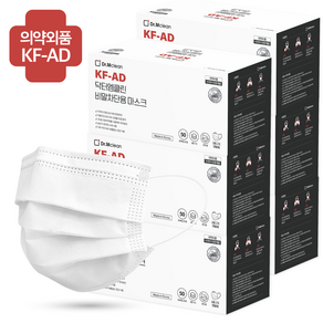 1+1 박스랜덤 닥터엠클린 국산 KF-AD 비말차단 일회용 덴탈마스크 대형 300매 국산 MB필터 식약처 인증, 300개입, 6세트, 화이트