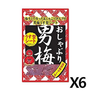 노벨제과 오샤부리 오토코우메 시트 X 6셋, 6개