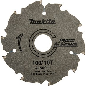 일본직발송 10. 마키타 (MAKITA) 프리미엄 올 다이어 칩 톱 외경 100MM 블레이드 수 10T A-50011 B00GJ0N3, 외경 100MM 칼날 수 10T, One Colo, 1개