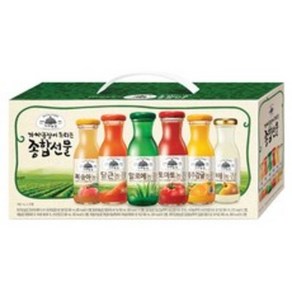 가야농장 주스 6종 종합선물세트, 180ml, 96개