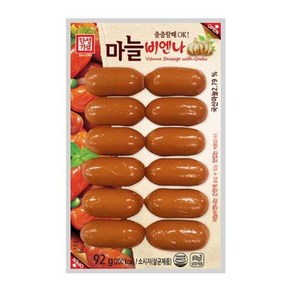 한성 마늘 비엔나, 30개, 92g
