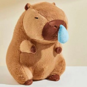 [왕귀여움] 루시아이 콧물 카피바라 인형, 45cm, 1개, 혼합