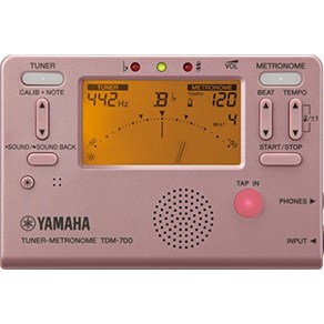 야마하 메트로놈 튜너 YAMAHA TDM-700DMRE, 핑크, 1개