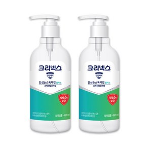 크리넥스 안심손소독제겔플러스 프레쉬알로에향, 480ml, 2개