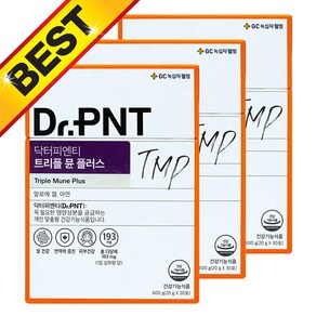 닥터피엔티 트리플 뮨 플러스 알로에 겔 아연 젤리 20g X 30포 (3개), 600g, 3개