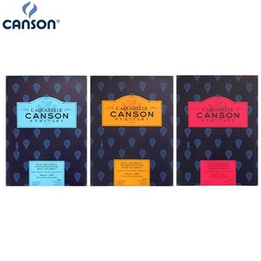 CANSON 캔손 헤리티지 수채화전용 스케치북/수채패드 300g 1면제본 12매 23x31cm