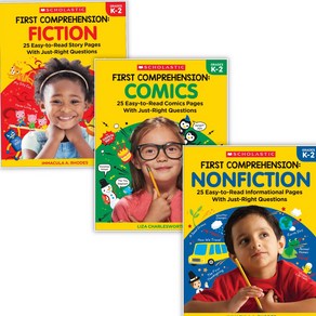 영어원서 First Comprehension : Comics/ Nonfiction / Fiction (3 books)