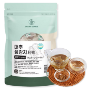 국내산 대추 생강 차 삼각 매쉬 티백 식약처 HACCP 인증, 1.2g, 50개입, 1개