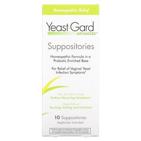 YeastGad Advanced 효모 가드 고급 좌약(Yeast Gad Advanced Suppositoies) 좌약 10 개, YeastGad Advanced 효모 가..., 10개